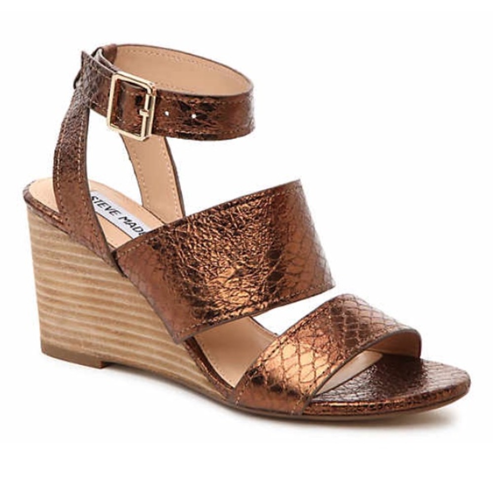Steve Madden Strappy Sandle Wedges, NEW